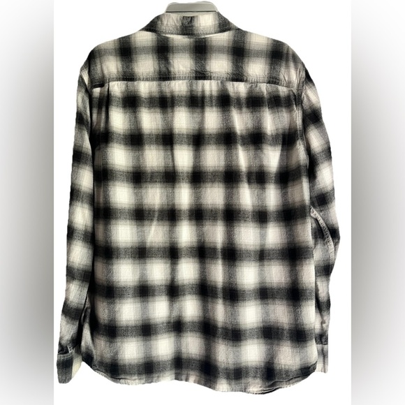 American Eagle Super Soft Plaid Flannel Button Down Shirt Men’s Large - Picture 3 of 3